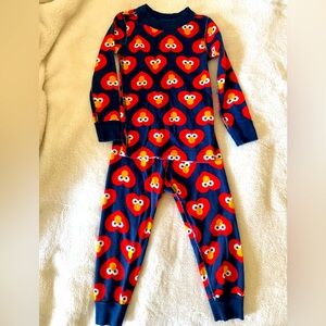 Hanna Andersson 3T Elmo pajamas